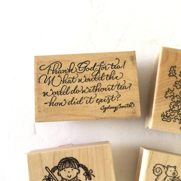 STAMPIN UP RUBBER STAMPS FALL THEMED - Picture 4 of 10